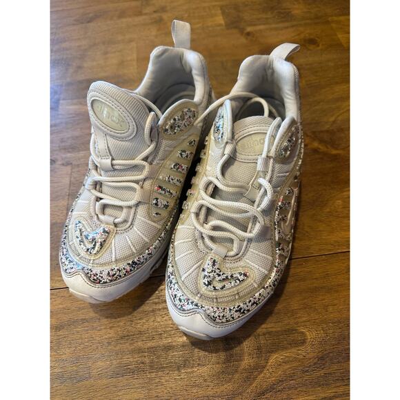 Nike Air Max 98 LX Recycled Glitter Shoes AV4417-002 Women’s Size 7.5 - Picture 3 of 14